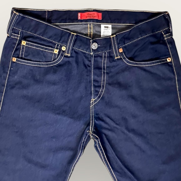 Levi’s Iconic Straight Type 1 Jeans Button Fly - Picture 7 of 11